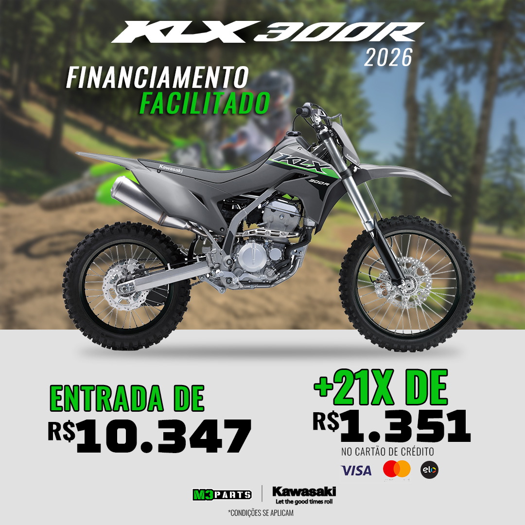 KLX300 cinza 2026
